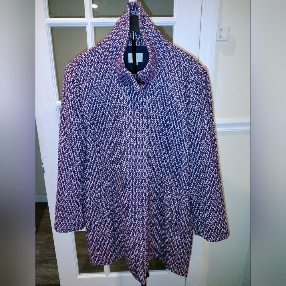 LOFT Multicolor Tweed Jacket